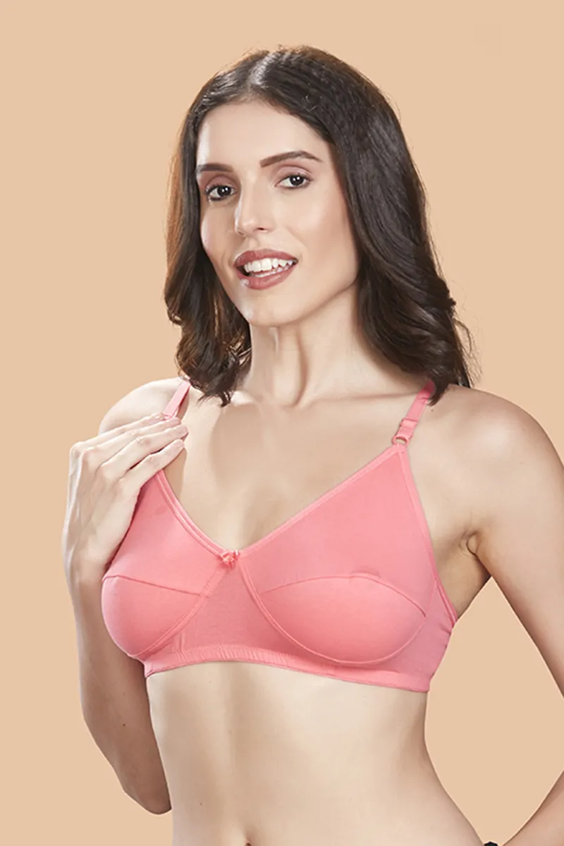 Poomex Cotton Non Padded Bra for Women CLW00613PEA32B