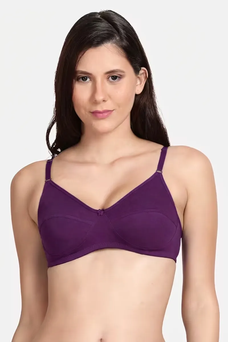 Poomex Cotton Non Padded Bra for Women 