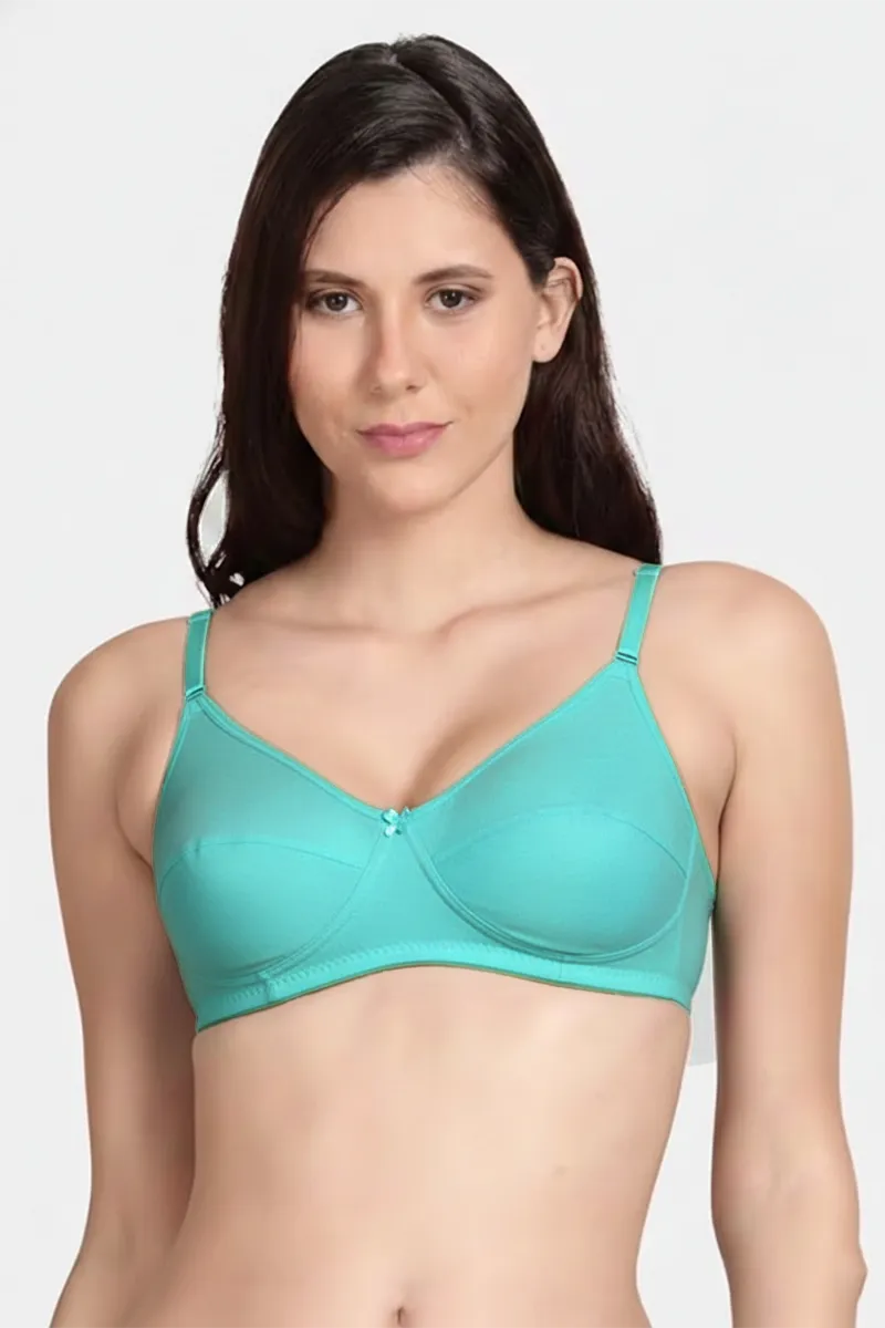 Cotton Non Padded Bra for Women CLW00615GRE90