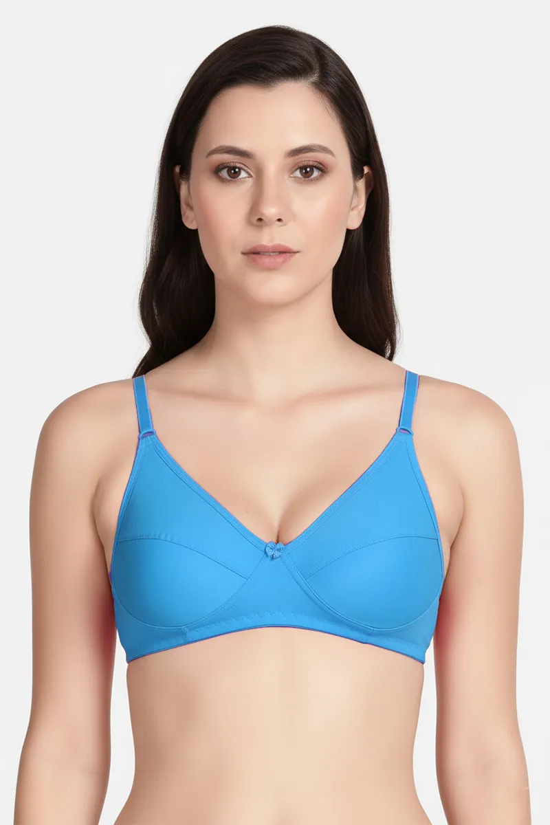 Cotton Non Padded Bra for Women CLW00615SBL100