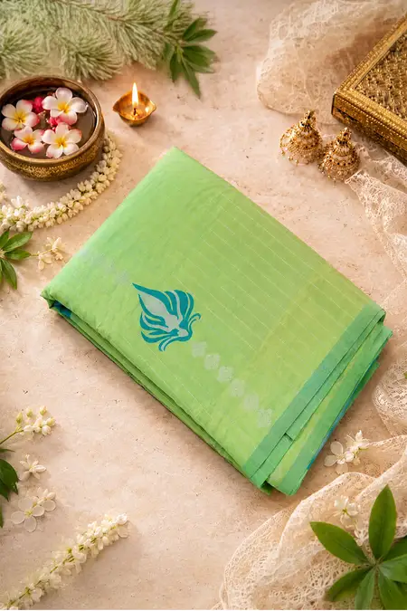 Art Silk Woven Design Saree with Unstitched Blouse for Women