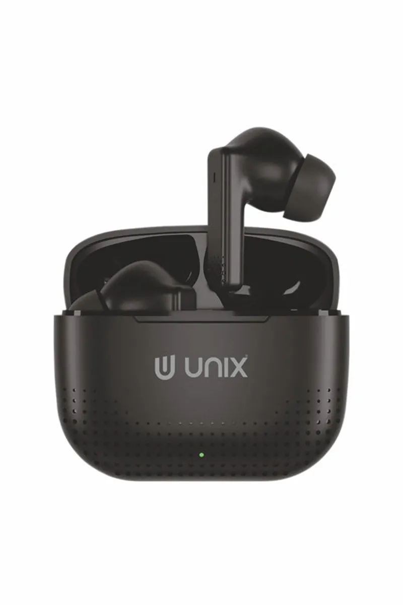 Unix Youno Airbud Z5 In Ear TWS Earbuds with Upto 42 Hrs Playtime, ENC, IPX4 (Black)