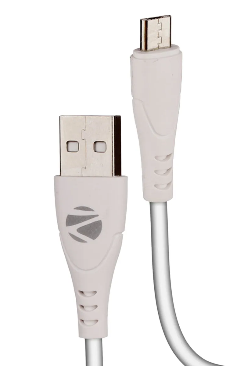 Zebronics MU240 1m USB to Micro USB Cable for Charge & Data Sync (White)