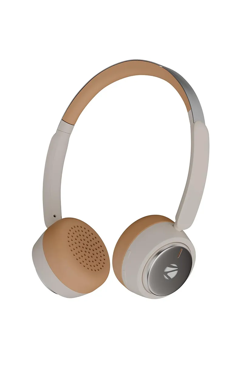 Zebronics Duke 2 Pro Wireless Over Ear Headphone with 50 Hrs Playtime, Low Latency, Dual Pairing, ENC (Beige)