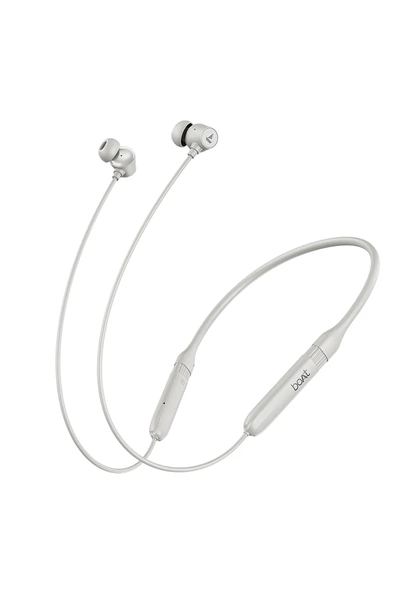 boAt Rockerz Zen ANC Wireless Bluetooth In Ear Neckband with 40 Hrs Playback, ANC, Beast Mode (Ivory White)