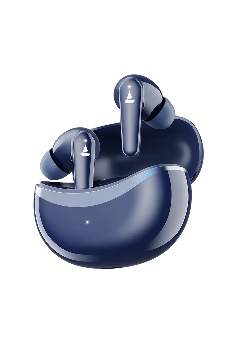 boAt Airdopes 131 Elite ANC In Ear TWS Earbuds with 60 Hrs Playback, Chrome Design, ANC, IPX5 (Dawn Blue)