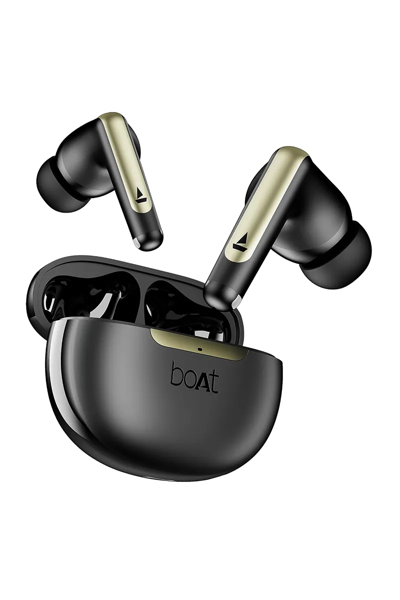 boAt Airdopes 141 Elite ANC In Ear TWS Earbuds with 42 Hrs Playback, ANC, Beast Mode, Dual EQs, ENx (Black)