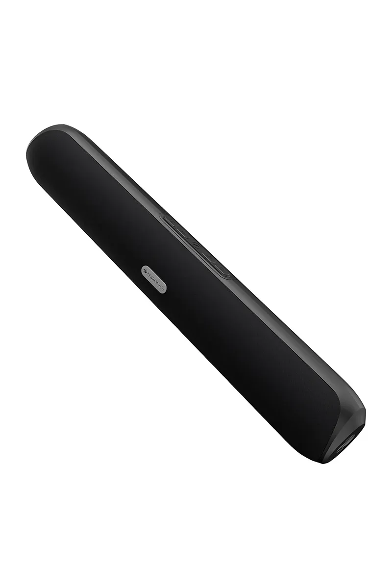 Zebronics Vita Bar 203 26W Bluetooth Soundbar with 7 Hrs Playtime, TWS Function, Fabric Finish (Black)