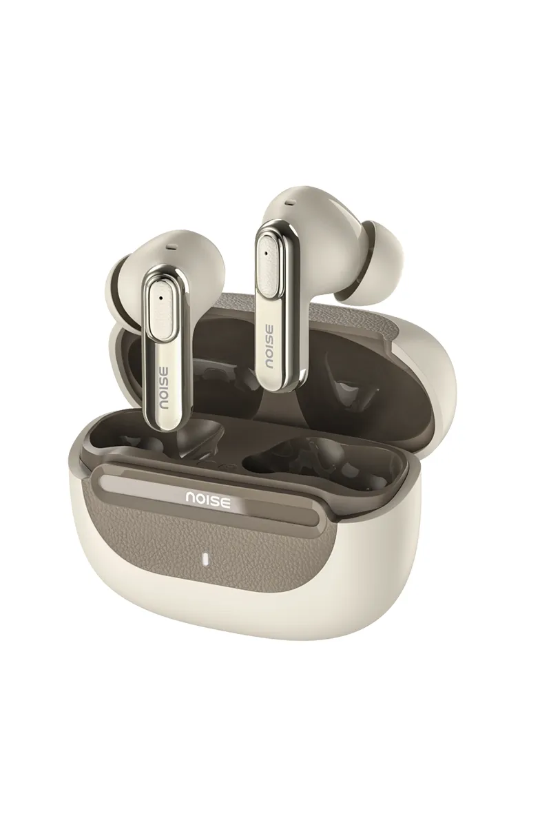 Noise Buds Evoke In Ear TWS Earbuds with 40 Hrs Playtime, Quad Mic ENC, Hyper Sync, Low Latency (Ivory Grain)