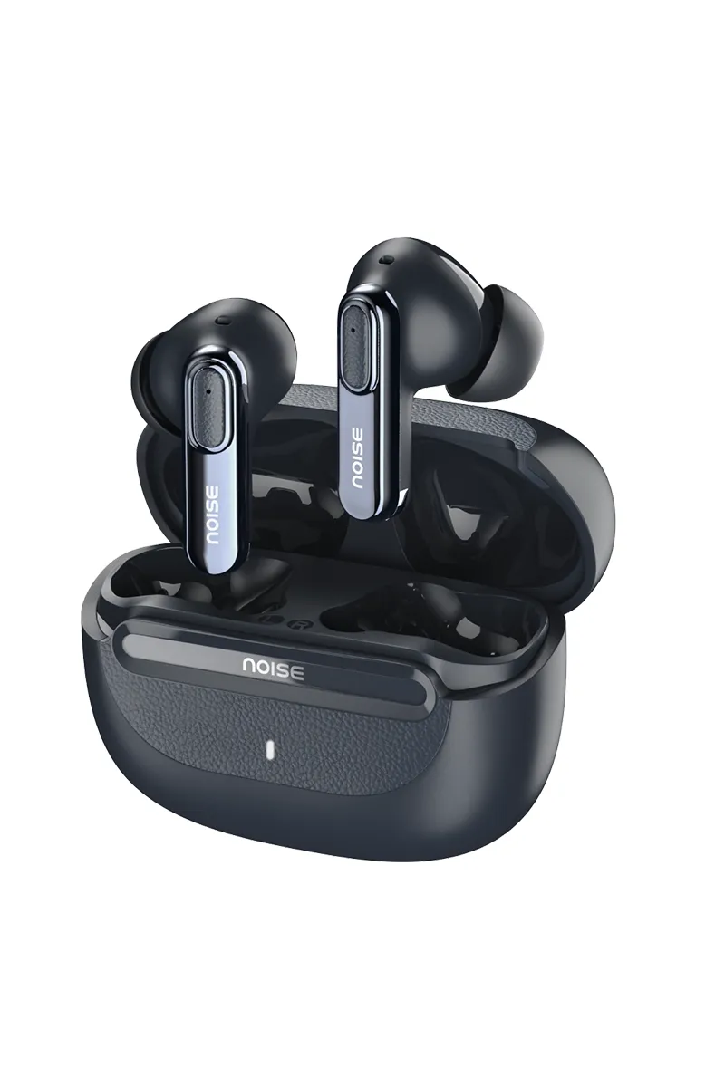 Noise Buds Evoke In Ear TWS Earbuds with 40 Hrs Playtime, Quad Mic ENC, Hyper Sync, Low Latency (Navy Grain)