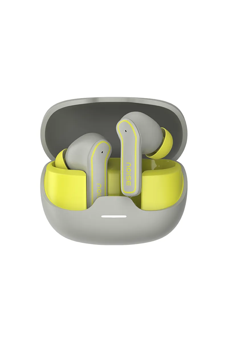 Noise Pop Buds In Ear TWS Earbuds with 50 Hrs Playtime, Quad Mic, IPX5, Hyper Sync (Steel Pop)