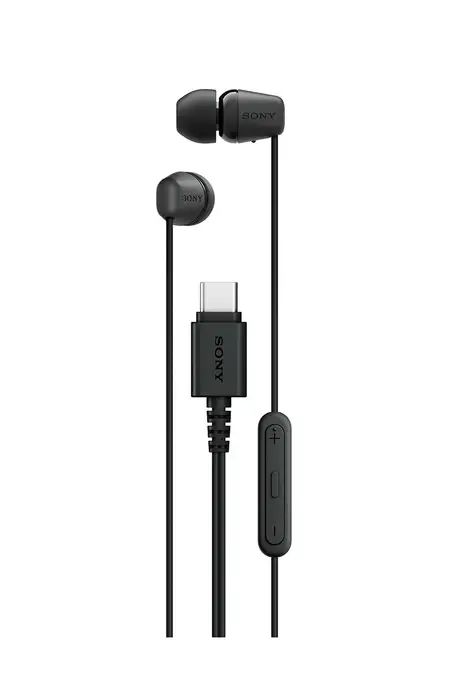 Sony IER-EX15C Type-C In Ear Wired Earphone with Rich Bass, Tangle Free (Black)