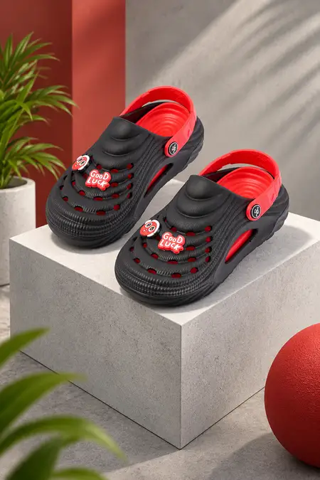 Clogs with Cartoon Charms for Boy Kids