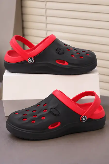 Men's Casual Clogs with Adjustable Back Strap