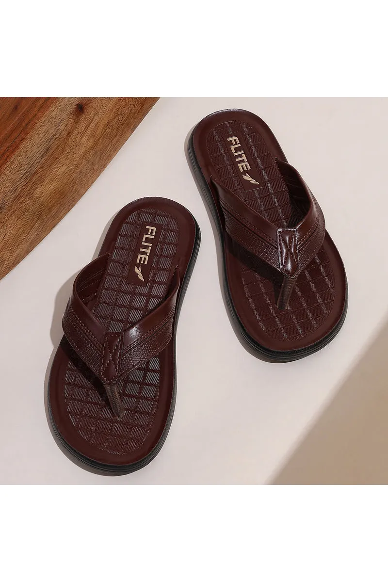 Slip-On Flip Flops for Men FMFL0001BRO10