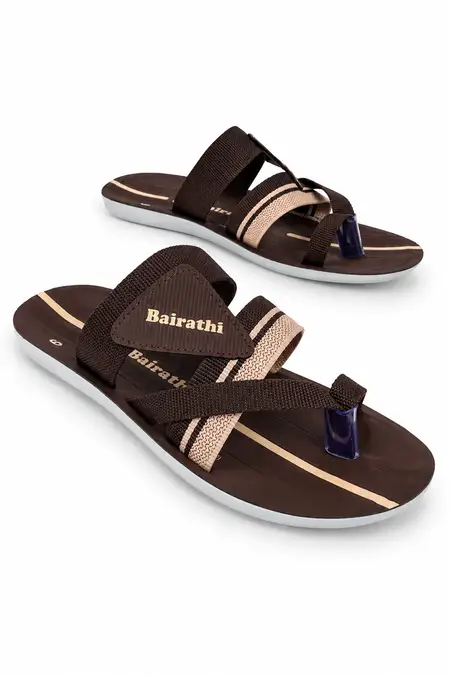 Men's Casual Multi-Strap Slip-On Slippers