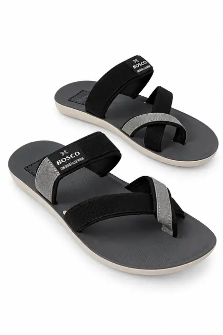 Men's Casual Multi-Strap Slip-On Slippers