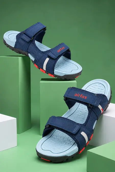 Men's Slip-On Sandals with Adjustable Velcro Straps