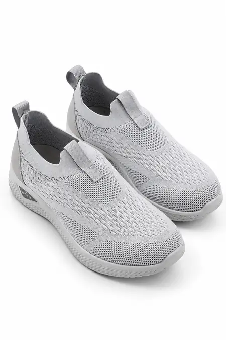 Men's Slip-On Walking Shoes with Breathable Mesh Upper