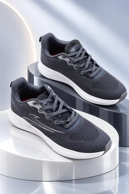 Men's Breathable Lace-Up Running Shoes