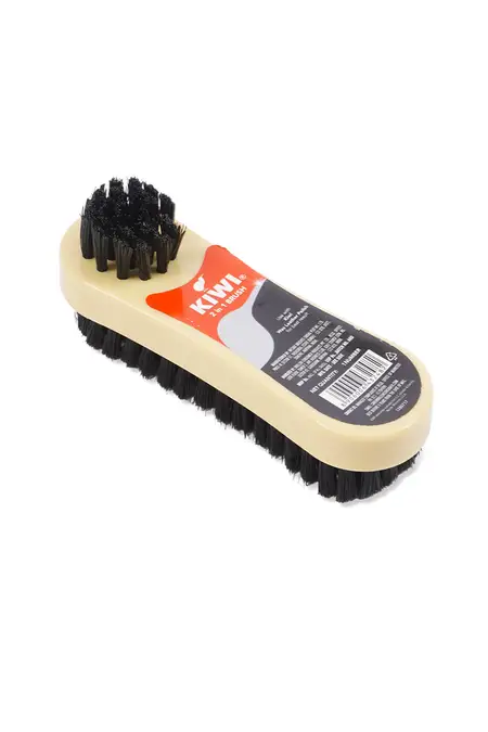 2-in-1 Shoe Polishing Brush for Cleaning & Buffing