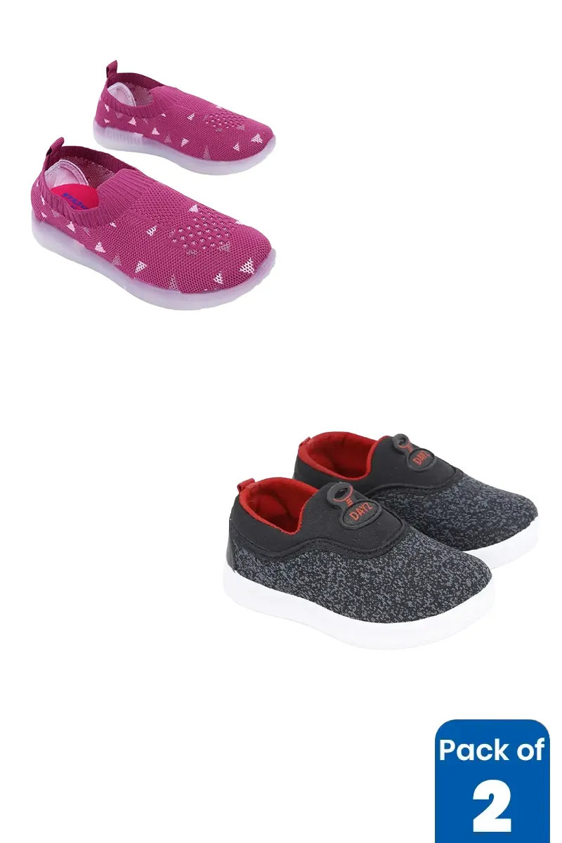 Pack of 2 Casual Shoes Combo for Kids