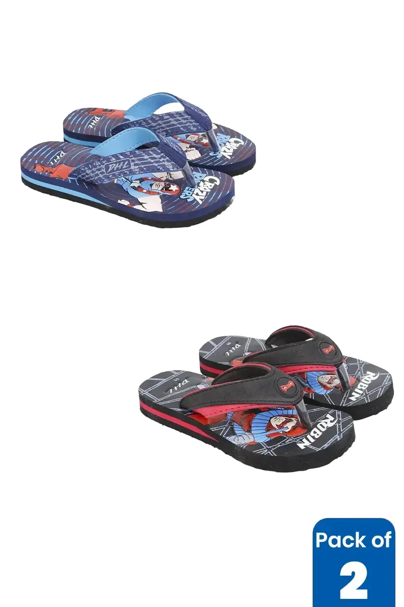 Boy's Flip Flops Combo - Pack of 2 FWCOMBO039MUL11YRS