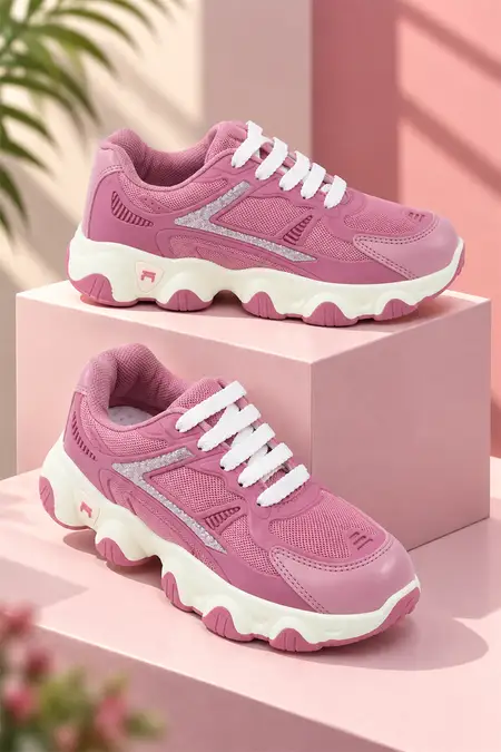 Women's Lace-Up Breathable Casual Shoes