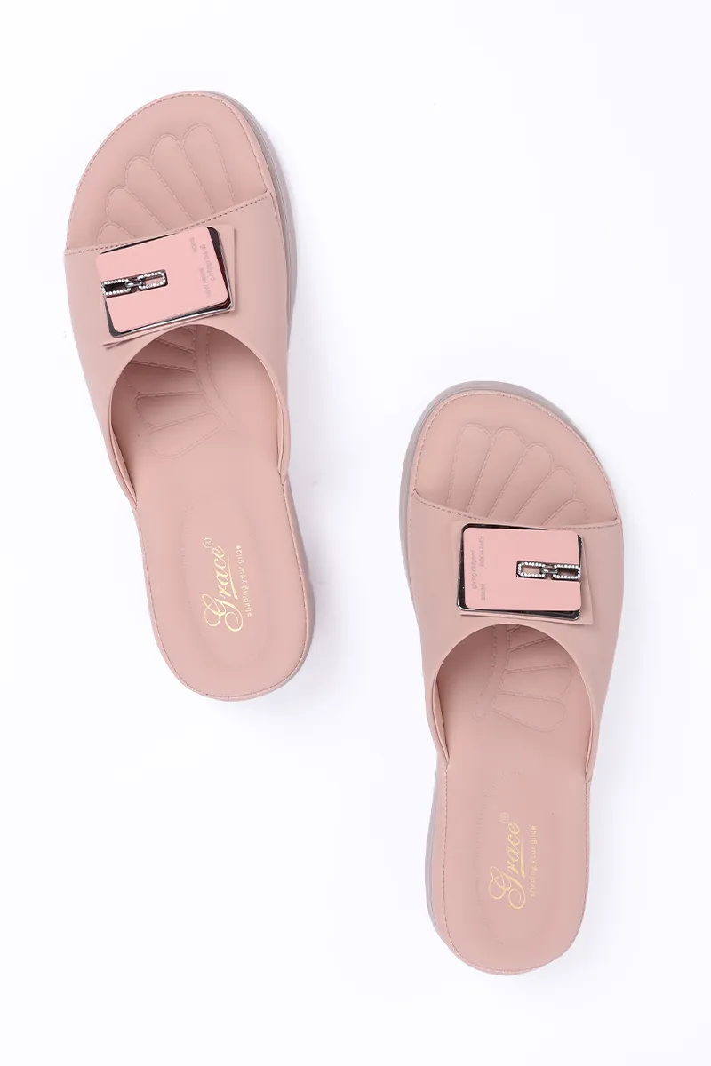 Slip-On Wedge Slippers for Women