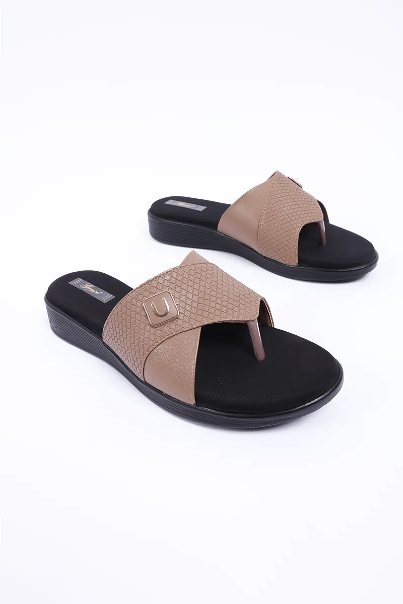 Slip-On Wedge Slippers for Women