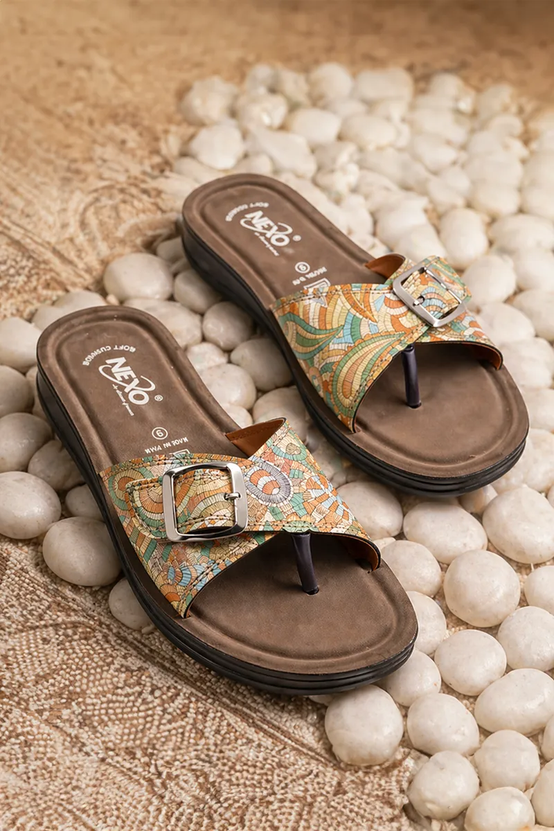 Soft CushionPrinted Casual Slippers for Women