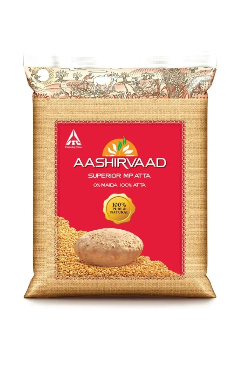 Aashirvaad Superior Whole Wheat MP Atta - 2 Kg