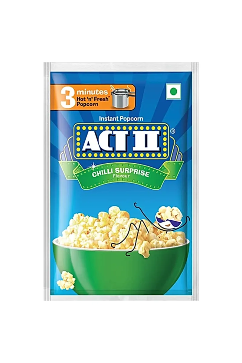 Act II Chilli Surprise Instant Popcorn 35 g