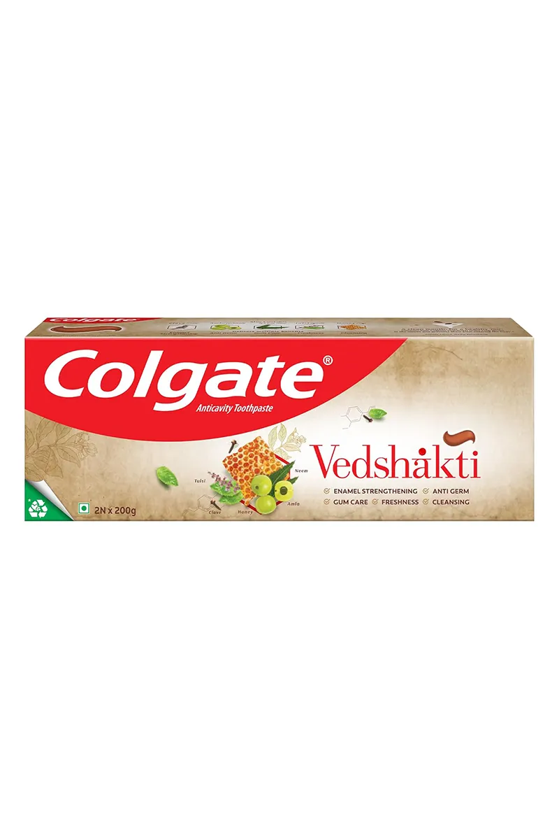 Colgate Vedshakti Toothpaste with Neem, Clove & Honey, 400g