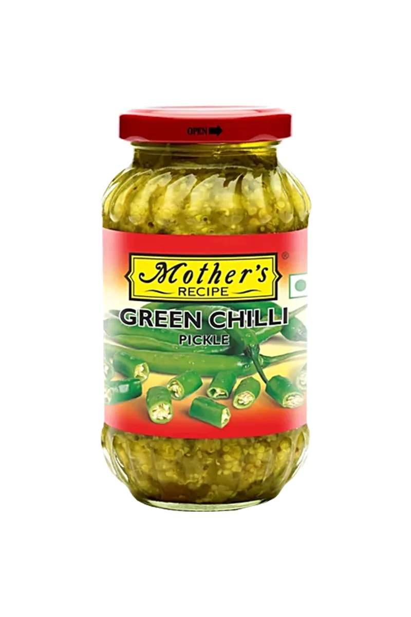 Mother's Recipe Green Chilli Pickle - 300 g Jar