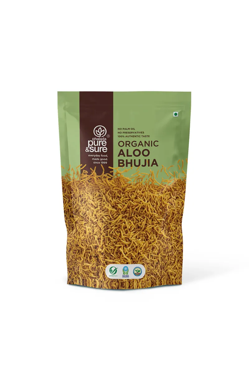 Phalada Pure & Sure Organic Aloo Bhujia - 120 g