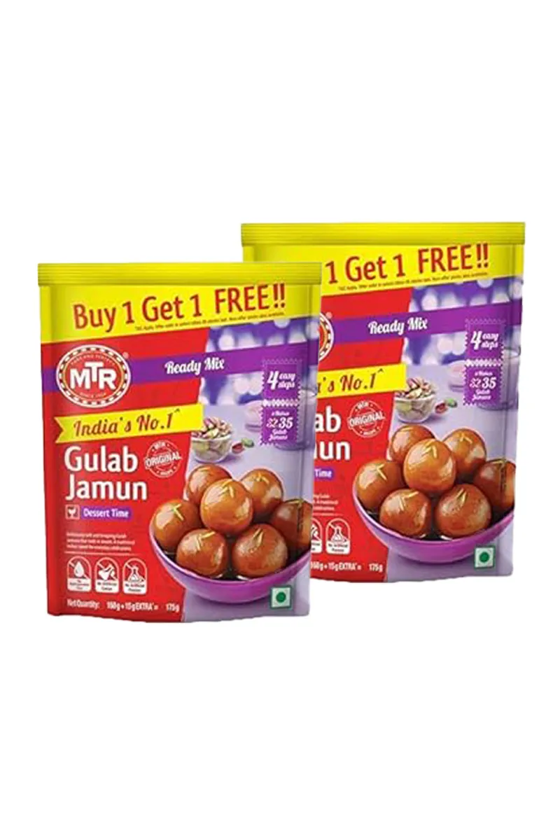 MTR Gulab Jamun Mix - 175 g (Buy 1 Get 1)