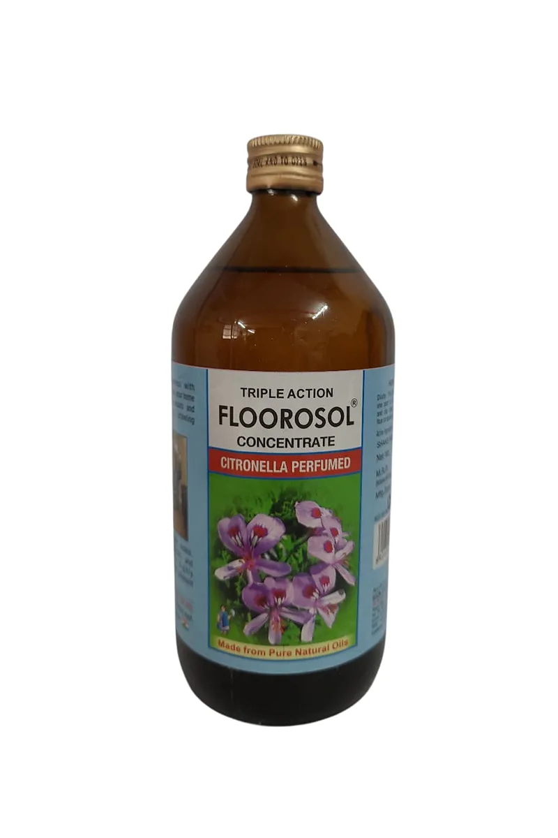 Bison Triple Action Citronella Perfumed Concentrate Floorosol Floor Cleaner - 500 ml
