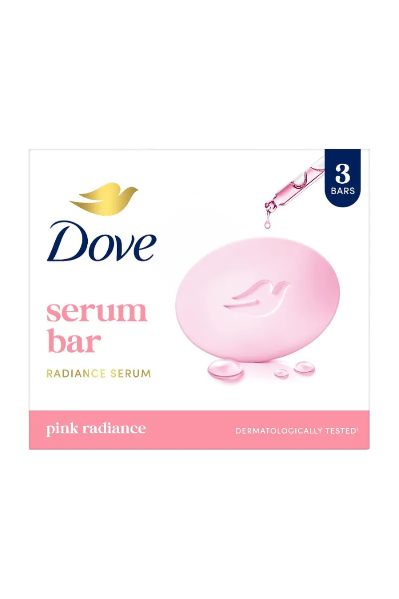 Dove Pink Radiance Serum Bar, 3*125g (Net: 375 gm) 