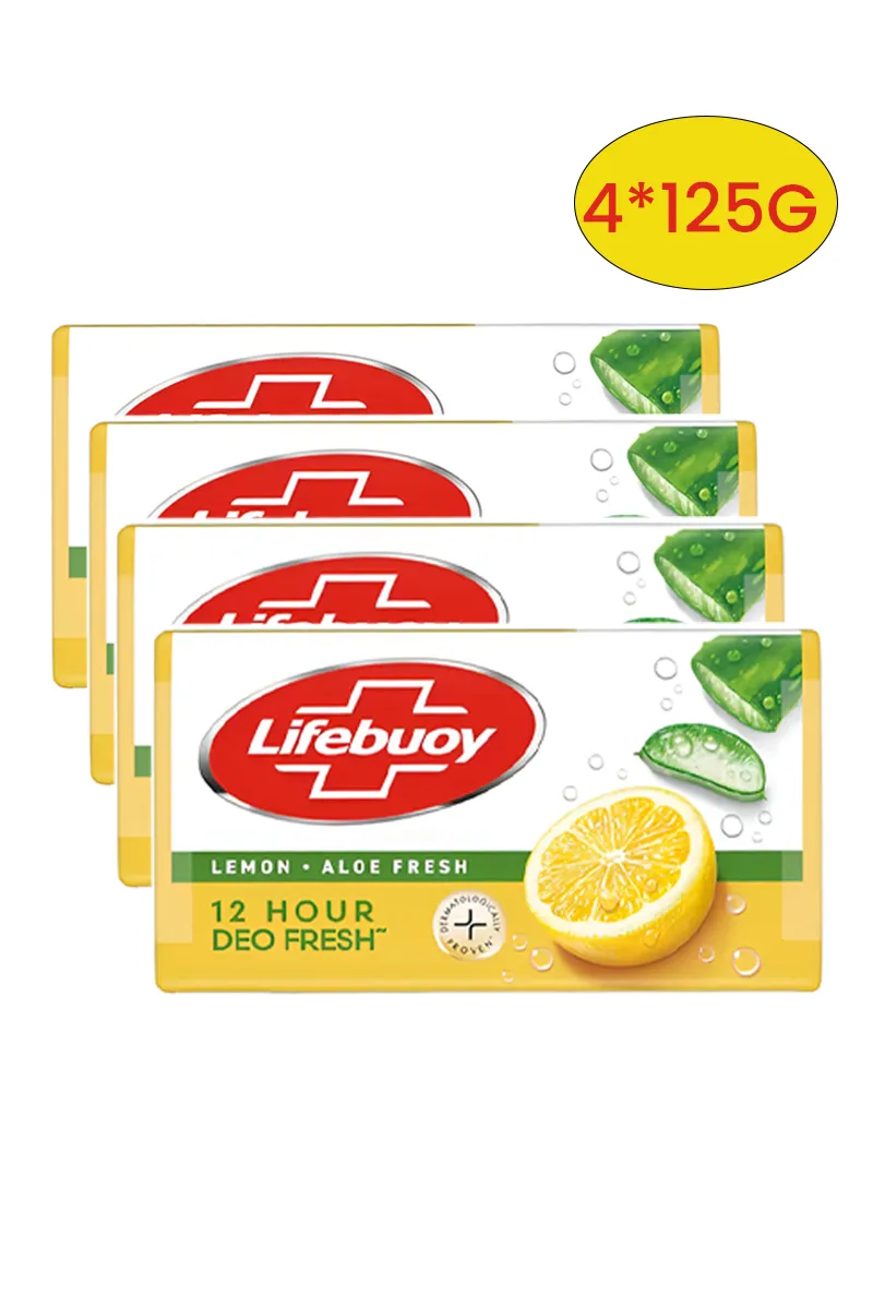 Lifebuoy Lemon & Aloe Fresh Soap -  4*125g
