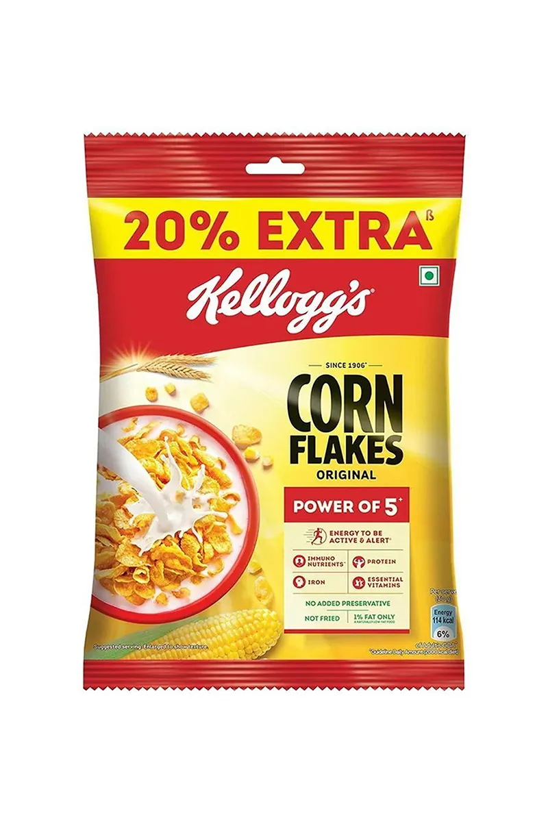 Kellogg's Corn Flakes Original-100g + 20g Free