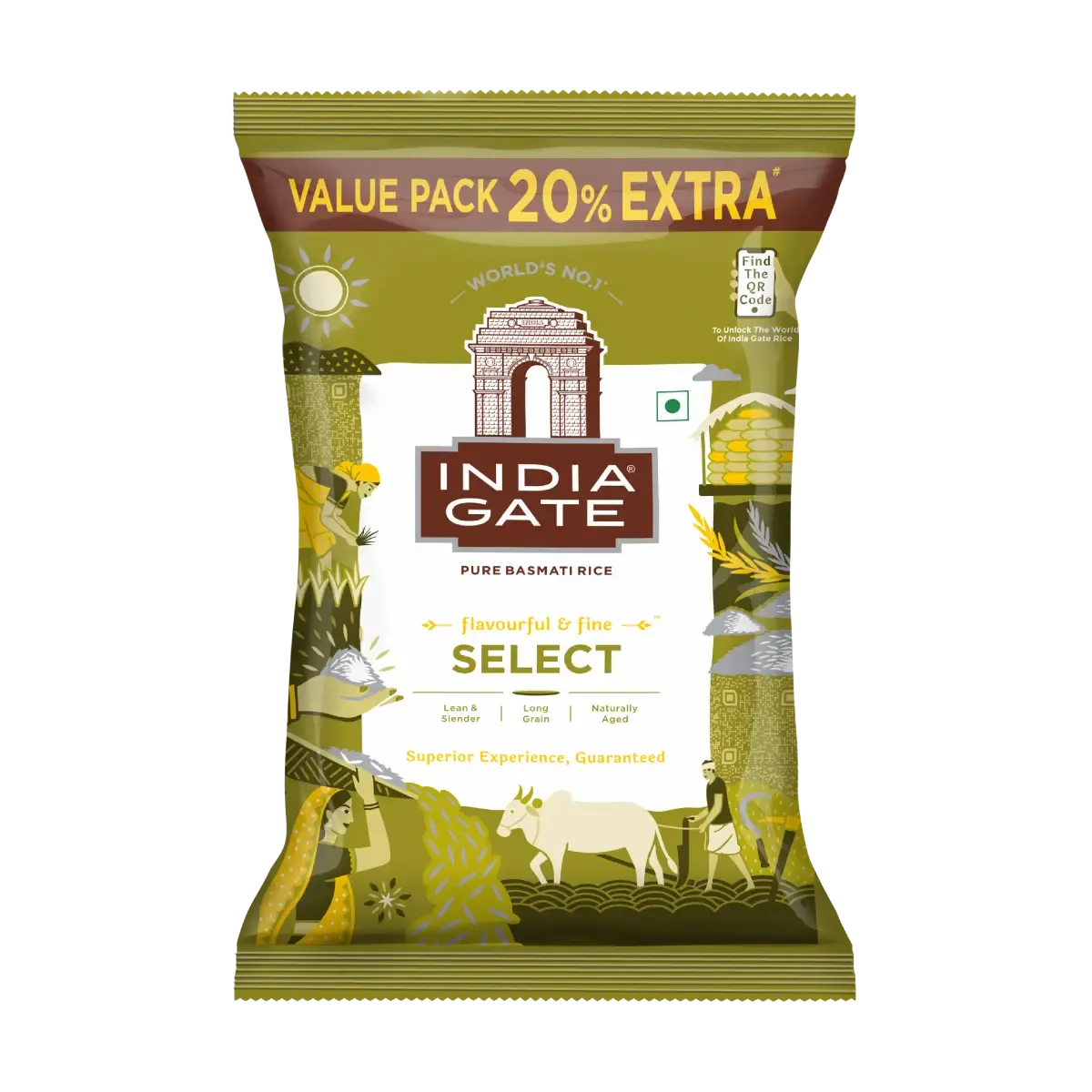 India Gate Select Basmati Rice -1.2 kg