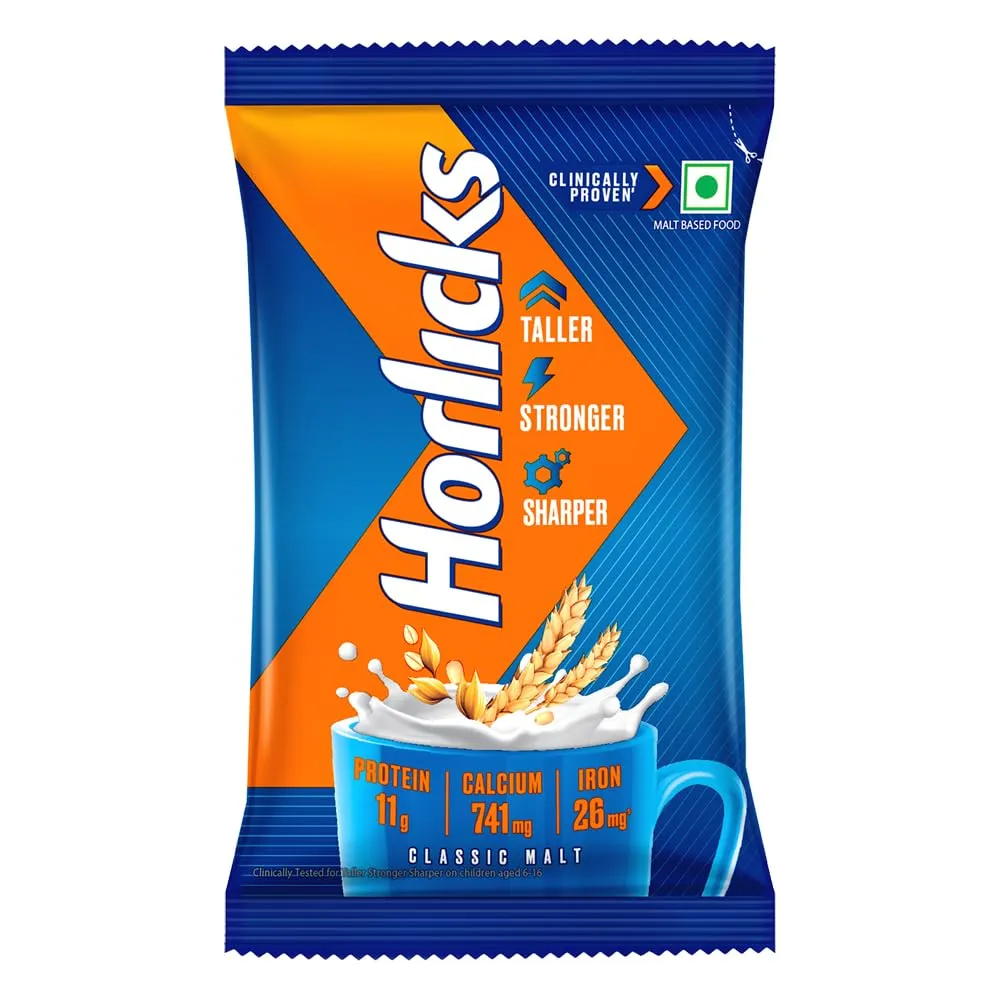 Horlicks Classic Malt Nutrition Drink - 500g Pouch
