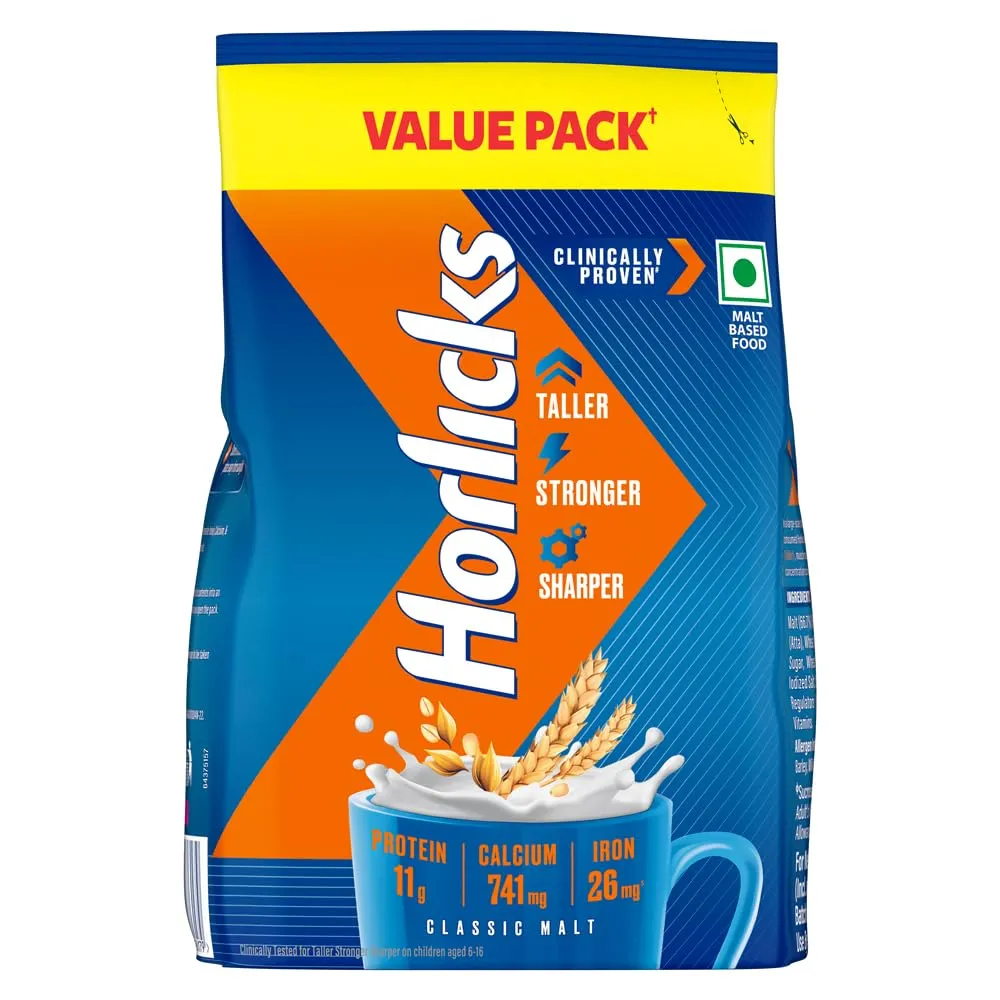 Horlicks Classic Malt Nutrition Drink - 800g Pouch