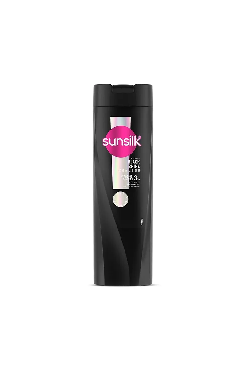 Sunsilk Radiant Black Shine Shampoo - 180ml