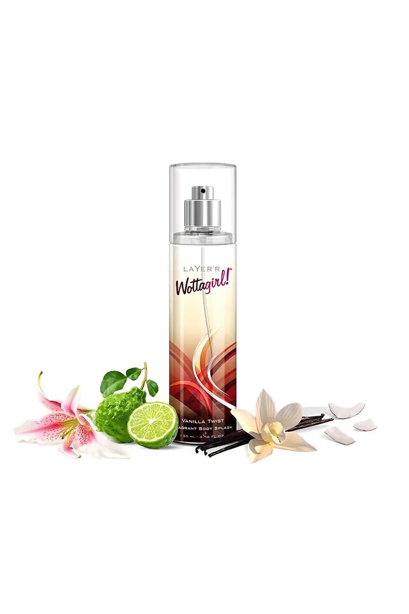 Layer'r Wottagirl Vanilla Twist Body Splash - 135ml