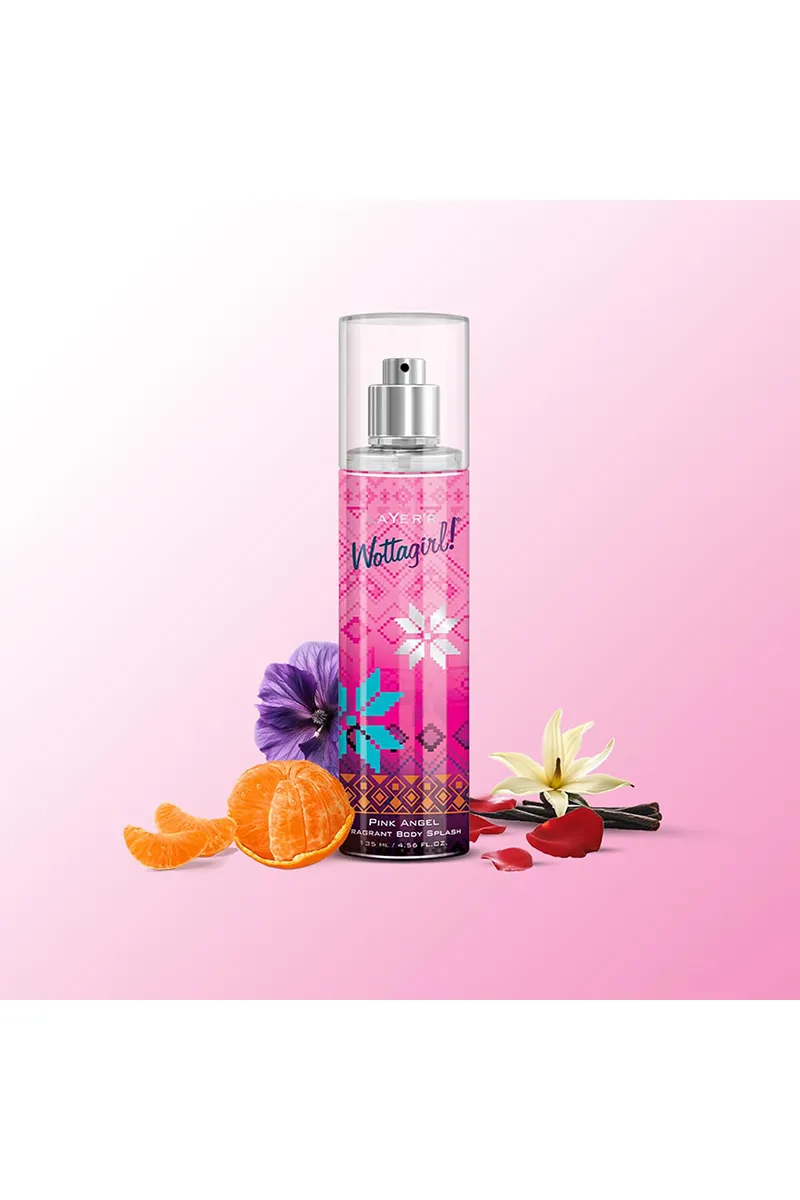 Layer’r Wottagirl Pink Angel Body Splash - 135ml