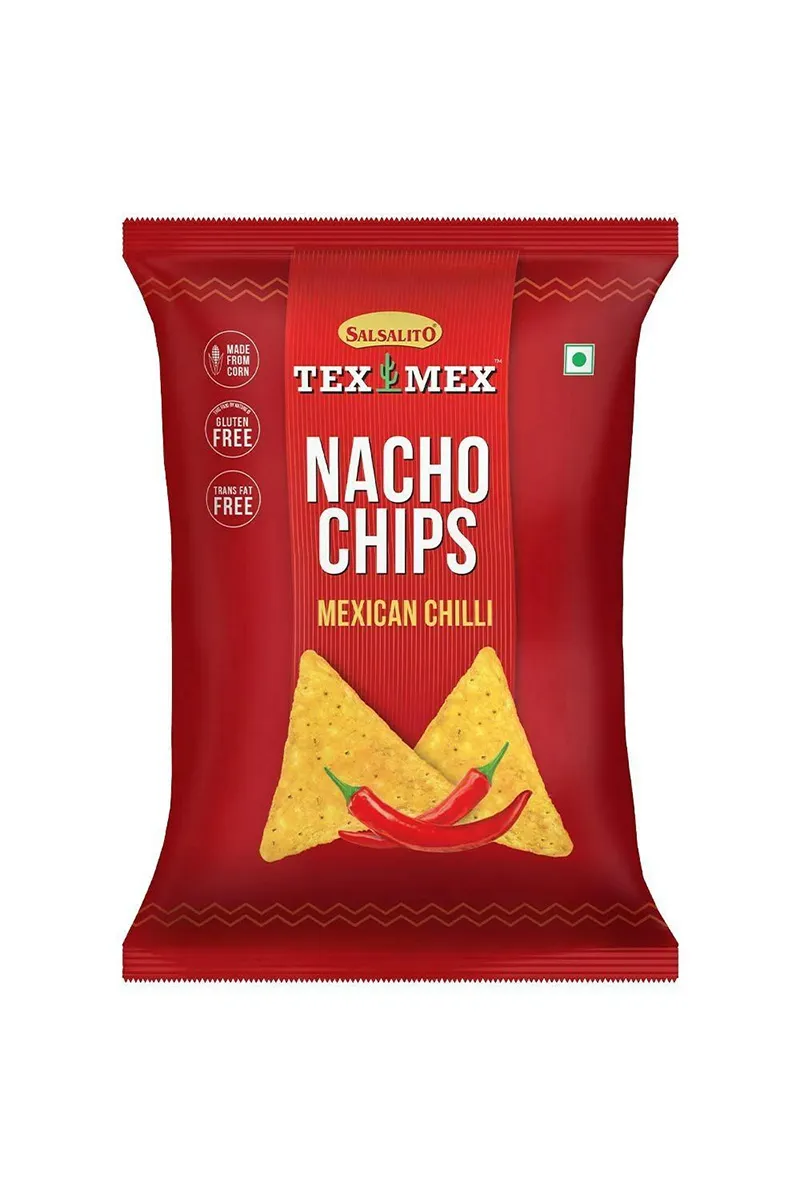 Salsalito Tex Mex Nachos, Mexican Chilli- 55g