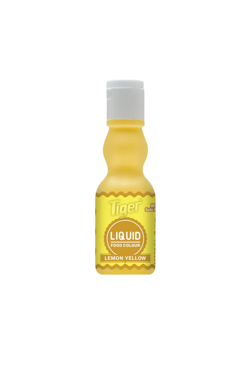 Tiger Lemon Yellow Liquid Food Color - 25ml