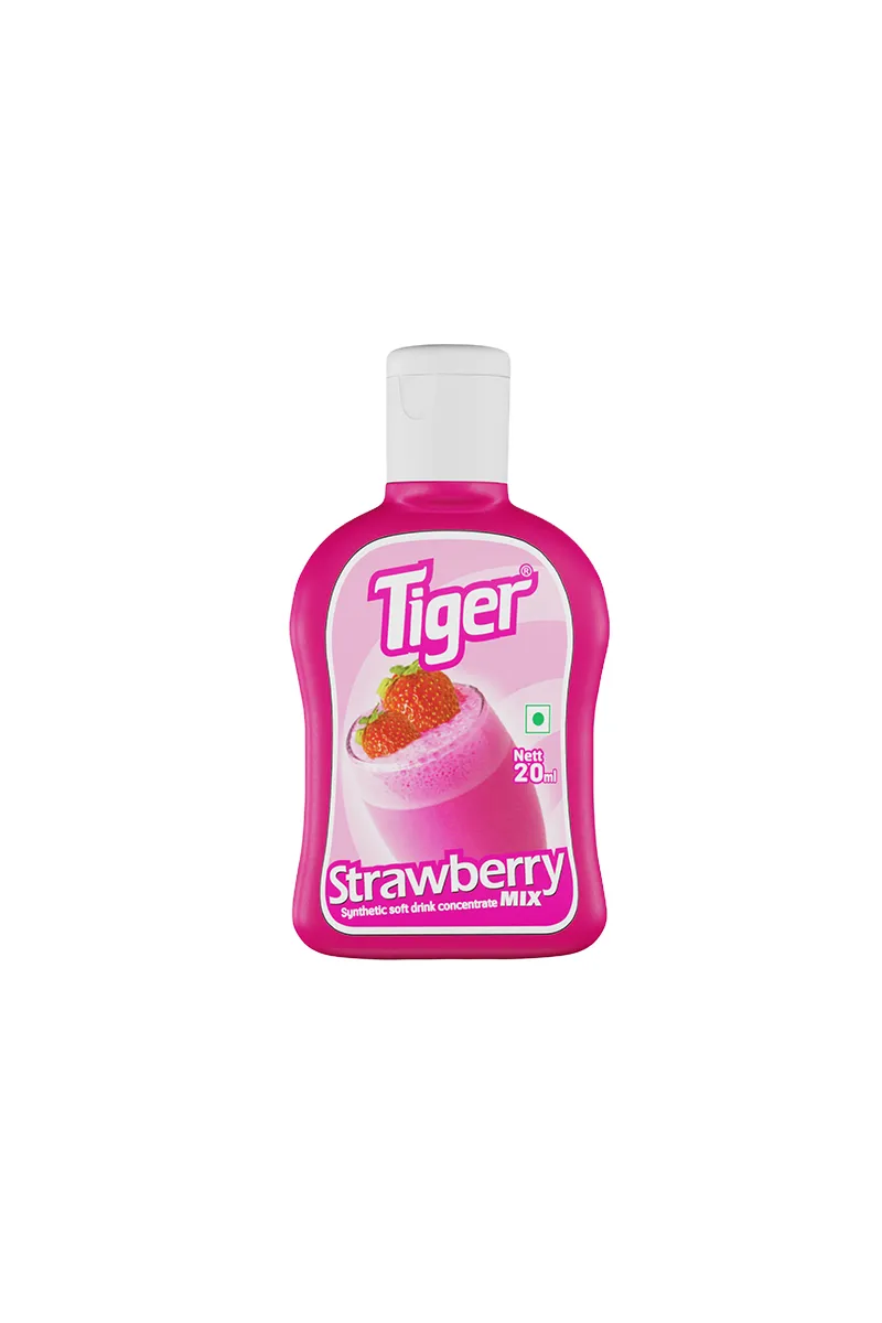 Tiger Strawberry Milkshake Mix - 20ml
